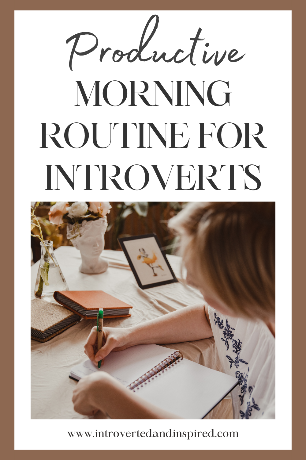 productive morning routine for introverts